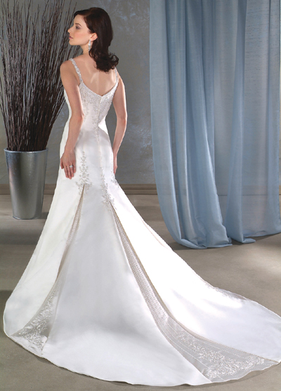 Modest Simple Bridal Gown / Wedding Dress BO003