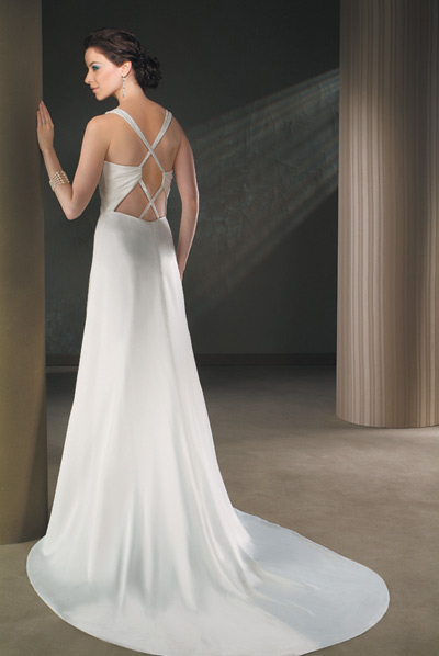 Orifashion HandmadeModest Wedding Dress / Bridal Gown BO038 - Click Image to Close