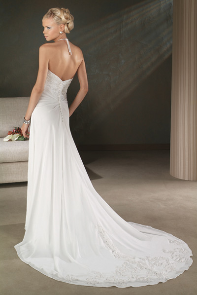 Handmade Bridal Gown / Wedding Dress BO044 - Click Image to Close