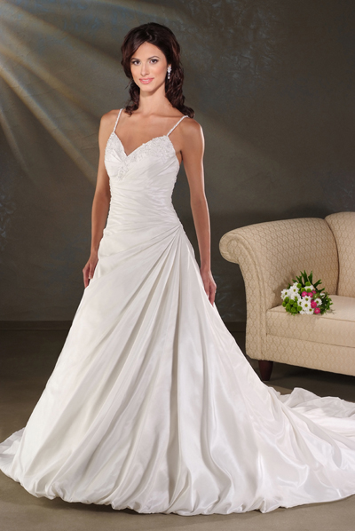 Orifashion HandmadeModest Wedding Dress BO050 - Click Image to Close