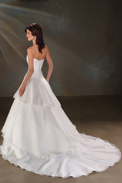Orifashion HandmadeModest Simple Wedding Dress BO055 - Click Image to Close