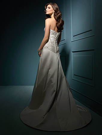 Bridal Gown / Wedding Dress_A-line style 10C015 - Click Image to Close