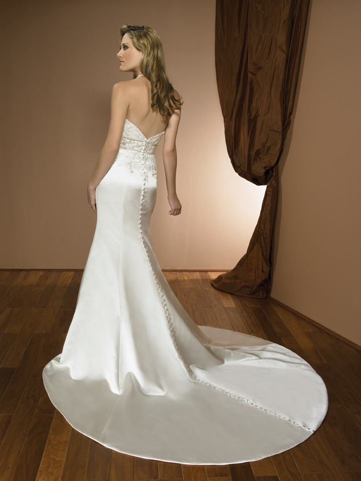 Wedding Dress_Lace halter strap 10C083