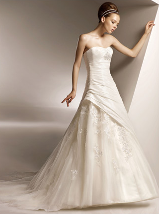 Orifashion handmade Wedding Dress_A-line style 10C094 - Click Image to Close
