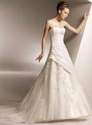 Orifashion handmade Wedding Dress_A-line style 10C094