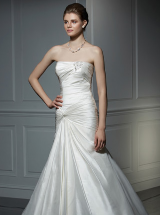 Wedding Dress_Chic slim A-line 10C104 - Click Image to Close