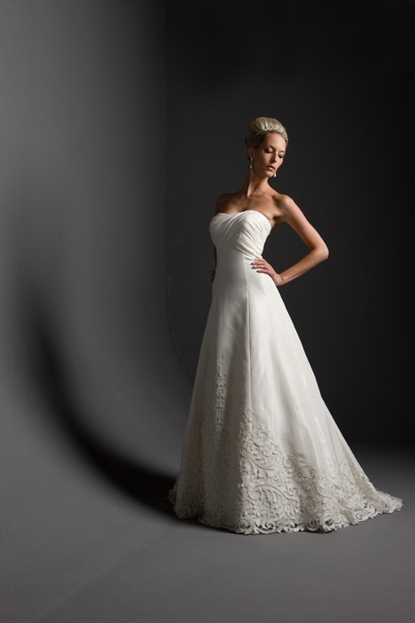 Wedding Dress_Strapless A-line 10C138 - Click Image to Close