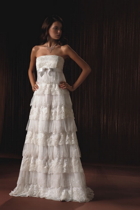Wedding Dress_Strapless A-line 10C170 - Click Image to Close