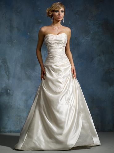 Wedding Dress_A-line style 10C175 - Click Image to Close