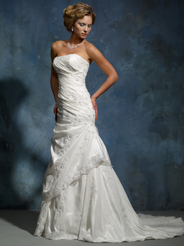 Wedding Dress_Individual A-line 10C193 - Click Image to Close