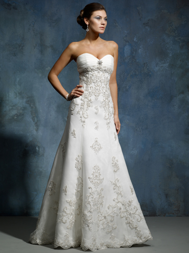 Wedding Dress_Distinguished A-line 10C203 - Click Image to Close