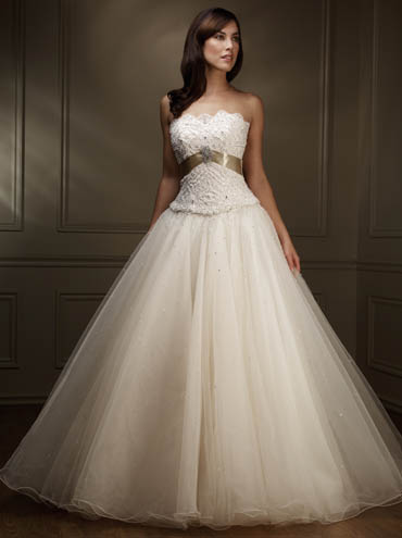 Wedding Dress_Princess style 10C211 - Click Image to Close