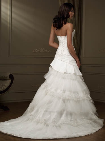 Bridal Gown / Wedding Dress_A-line gown 10C213 - Click Image to Close