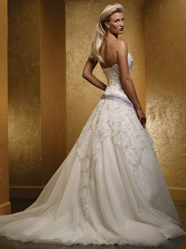 Wedding Dress_A-line style 10C220 - Click Image to Close