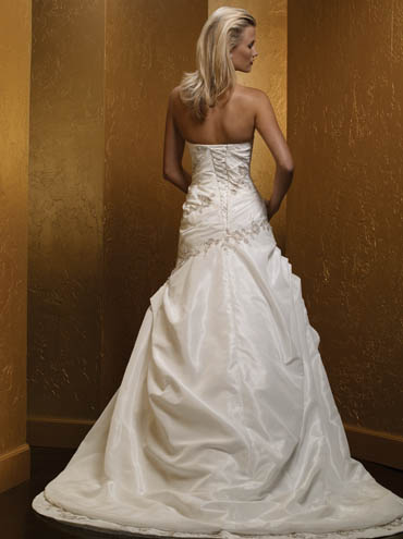 Wedding Dress_Strapless ball gown 10C221 - Click Image to Close