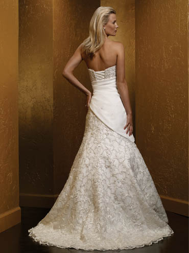 Wedding Dress_A-line style 10C223 - Click Image to Close