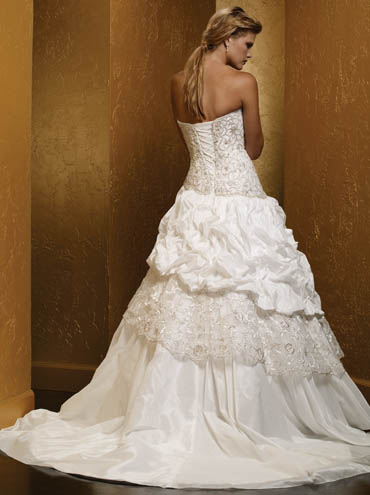 Wedding Dress_Strapless ball gown 10C226