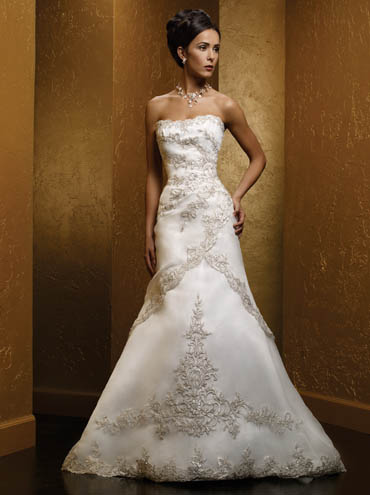 Wedding Dress_Slim A-line 10C227 - Click Image to Close