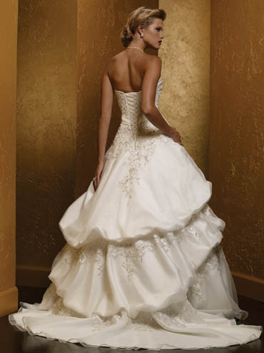 Wedding Dress_Strapless ball gown 10C229