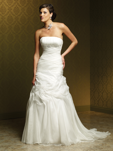 Wedding Dress_Graceful Chiffon gown 10C234