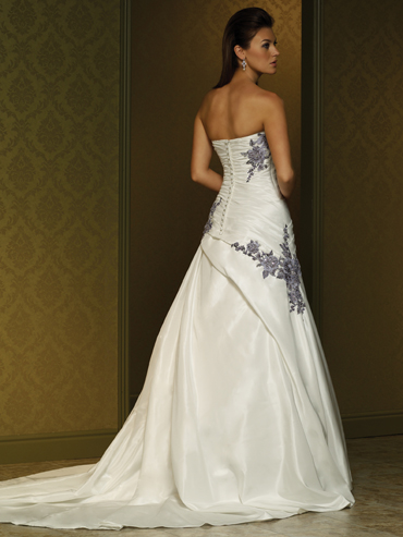 Wedding Dress_Strapless A-line 10C244 - Click Image to Close