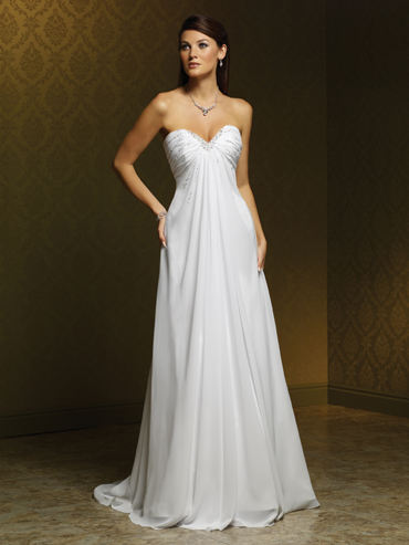 Wedding Dress_Delicate Chiffon gown 10C246