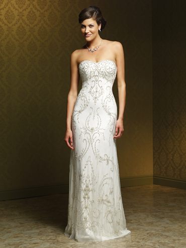 Wedding Dress_Chic strapless style 10C256 - Click Image to Close