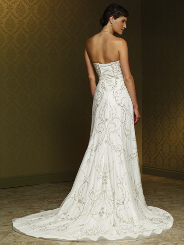 Wedding Dress_Chic strapless style 10C256 - Click Image to Close