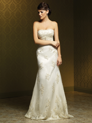 Wedding Dress_Strapless style 10C259 - Click Image to Close