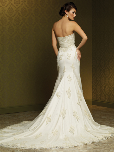 Wedding Dress_Strapless style 10C259 - Click Image to Close