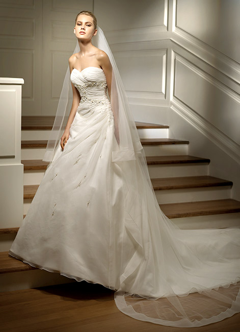 Wedding Dress_Distinguished A-line 10C308 - Click Image to Close