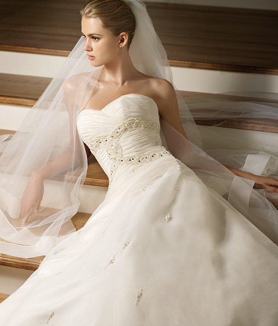 Wedding Dress_Distinguished A-line 10C308 - Click Image to Close