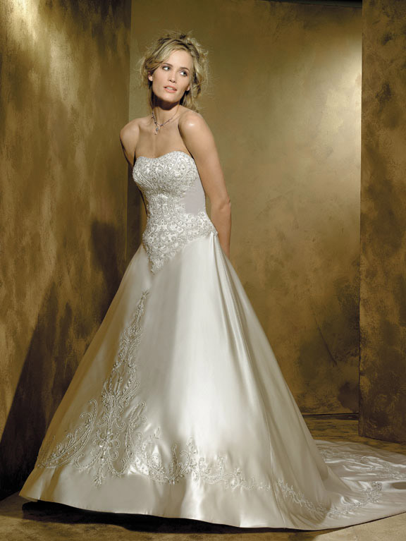 Orifashion HandmadeWedding Dress_Strapless style AL006