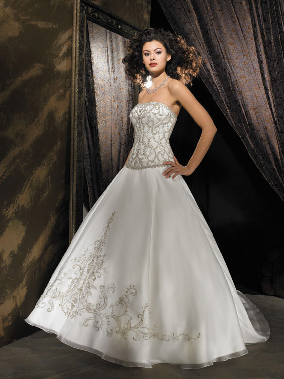 Orifashion HandmadeWedding Dress_Strapless style AL025