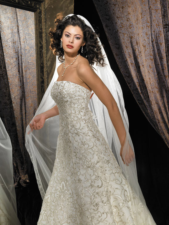 Orifashion HandmadeUnique Romantic Lace Wedding Dress AL035 - Click Image to Close