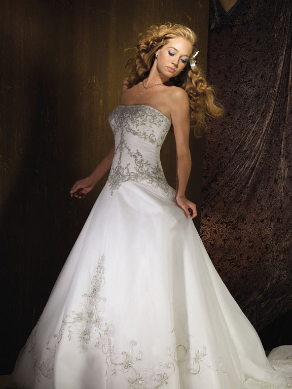 Orifashion HandmadeWedding Dress_Formal cathedral AL045
