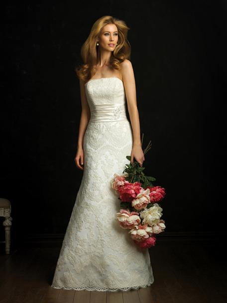 Orifashion HandmadeWedding Dress_Graceful cathedral train AL088