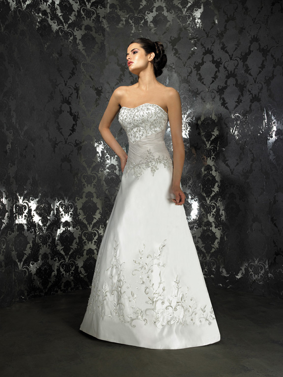 Orifashion HandmadeWedding Dress_Strapless A-line gown AL108