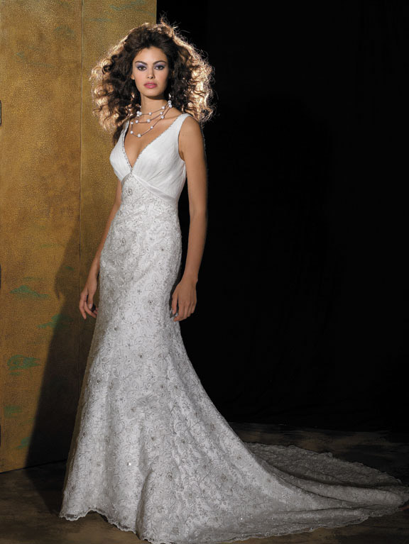 Orifashion HandmadeWedding Dress_Sleeveless style AL124