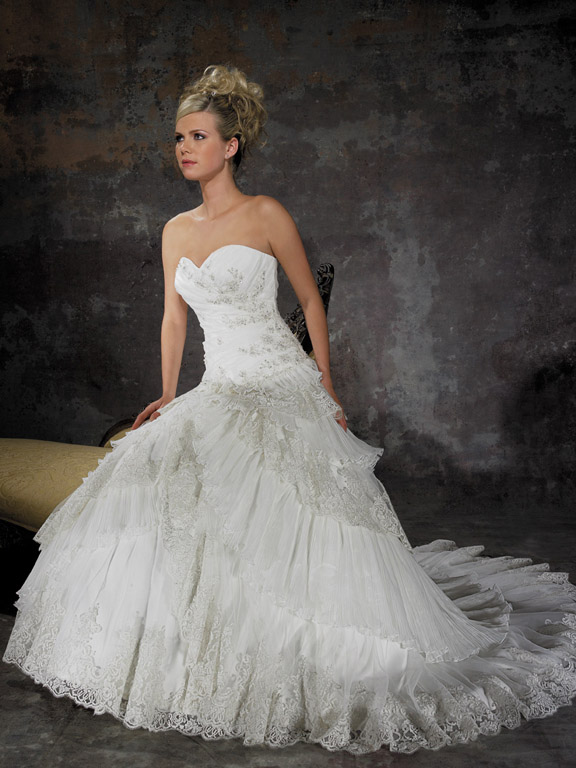 Orifashion HandmadeWedding Dress_Sweetheart neckline AL133