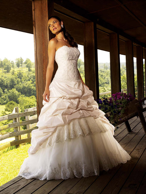 Orifashion HandmadeWedding Dress_Cathedral train AL147