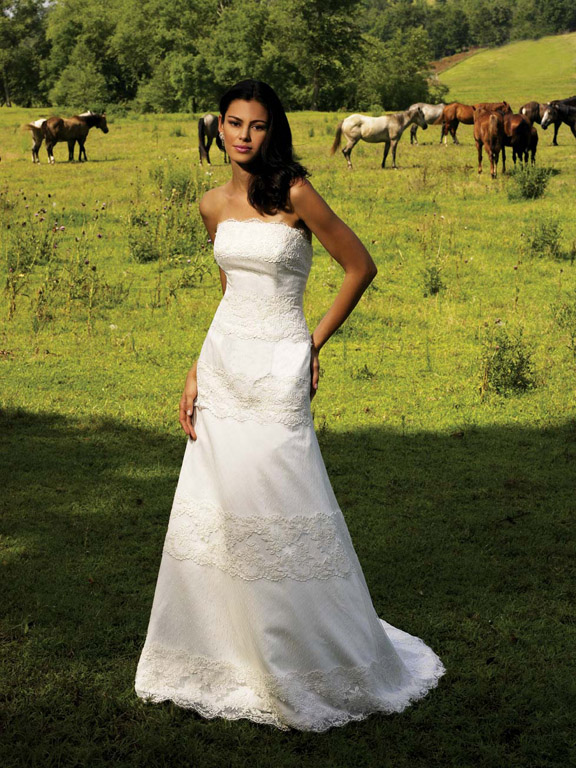 Orifashion HandmadeRomantic and Handmade Wedding Dress AL148 - Click Image to Close
