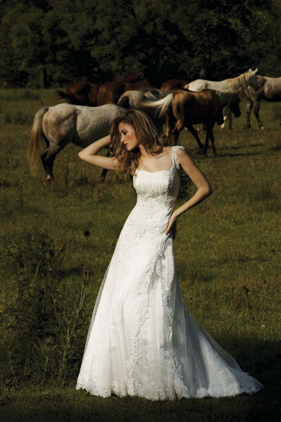 Orifashion HandmadeWedding Dress_Lace straps AL152