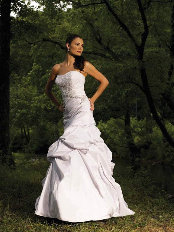 Orifashion HandmadeWedding Dress_Cathedral train AL155