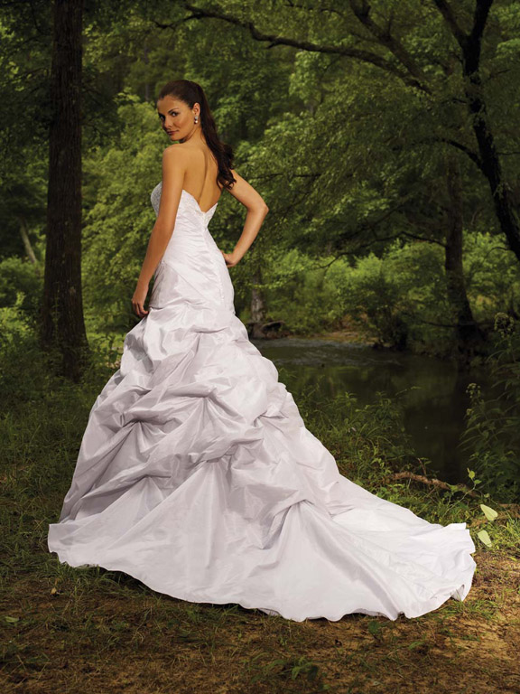 Orifashion HandmadeWedding Dress_Cathedral train AL155