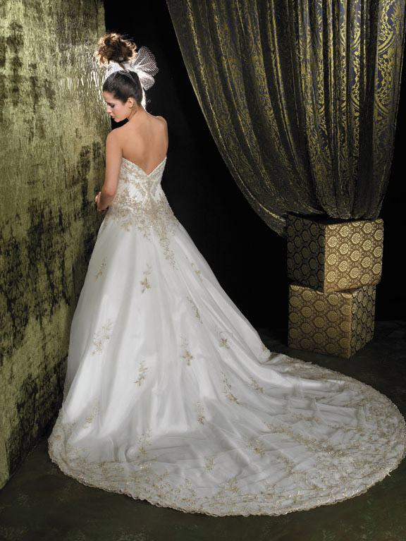 Orifashion HandmadeWedding Dress_Formal cathedral AL159