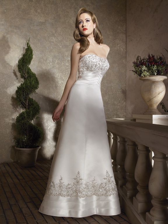 Orifashion HandmadeWedding Dress_Strapless style AL170 - Click Image to Close