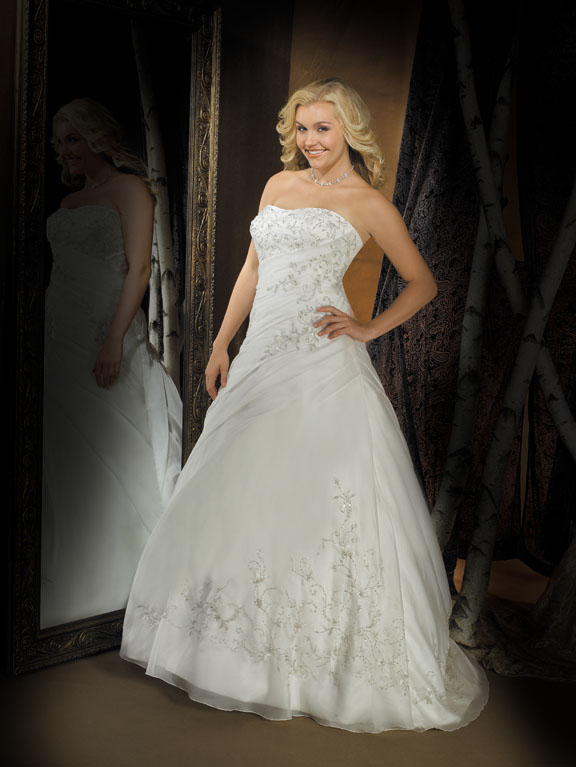 Orifashion HandmadeWedding Dress_Strapless style AL182