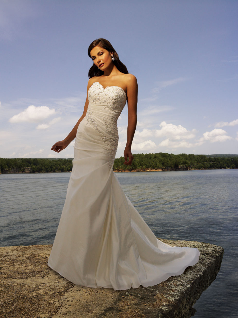 Orifashion HandmadeWedding Dress_Sweetheart necklin AL196