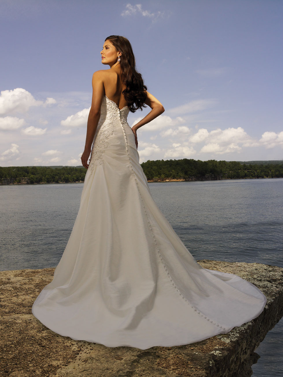 Orifashion HandmadeWedding Dress_Sweetheart necklin AL196